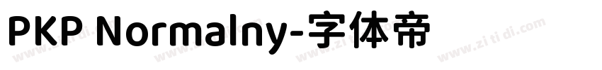 PKP Normalny字体转换